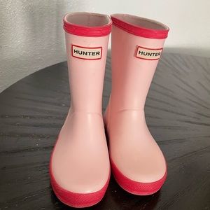 Toddler used hunter boots